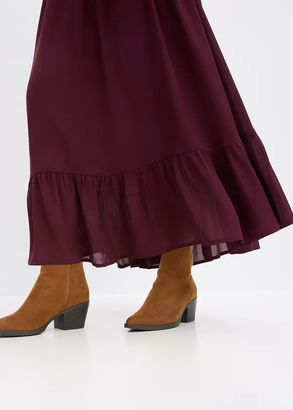 Robe longue en mousseline, bonprix