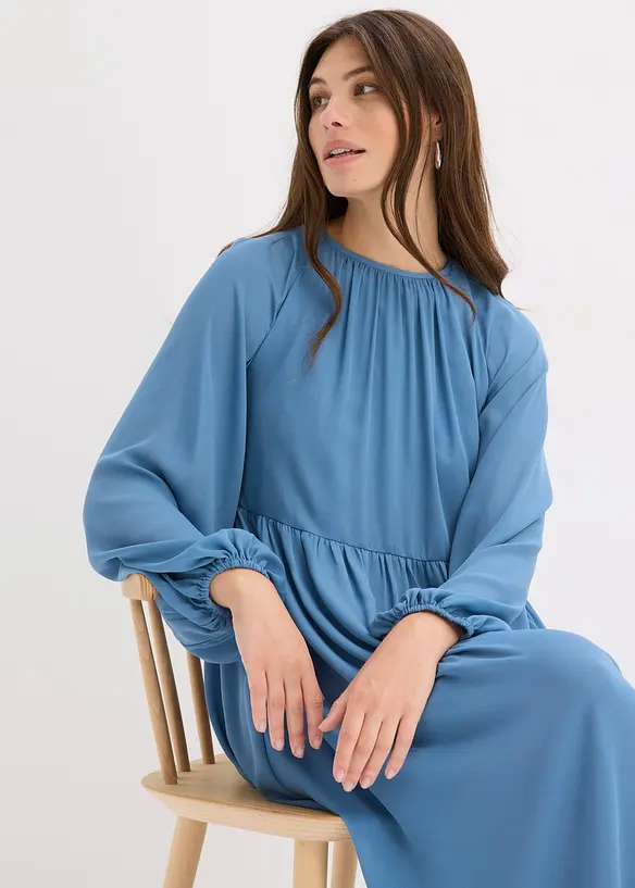 Robe longue en mousseline, bonprix