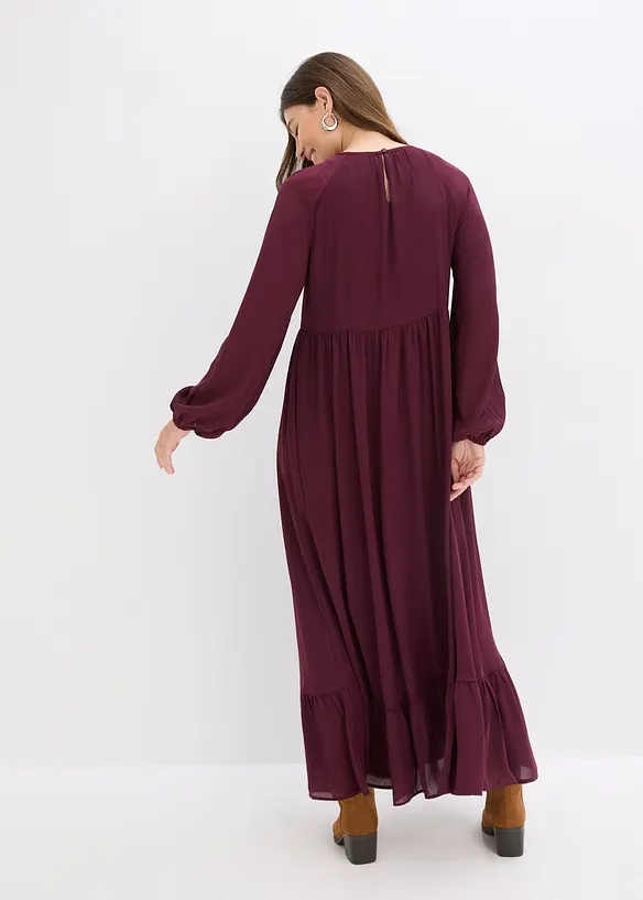 Robe longue en mousseline, bonprix