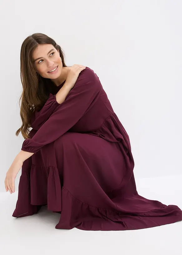 Robe longue en mousseline, bonprix