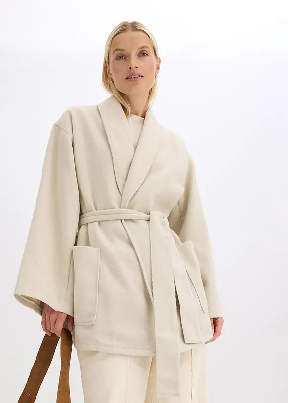 Veste avec ceinture à nouer, bonprix