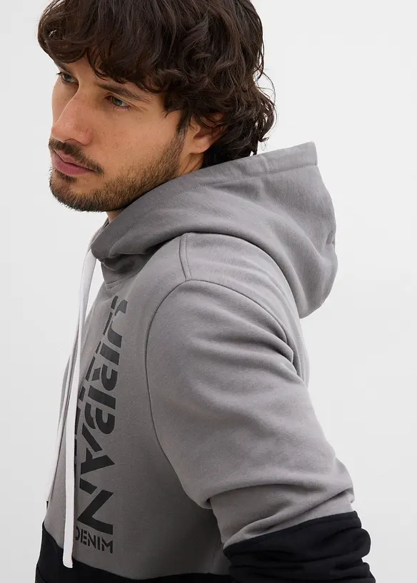 Sweat à capuche, Slim, bonprix