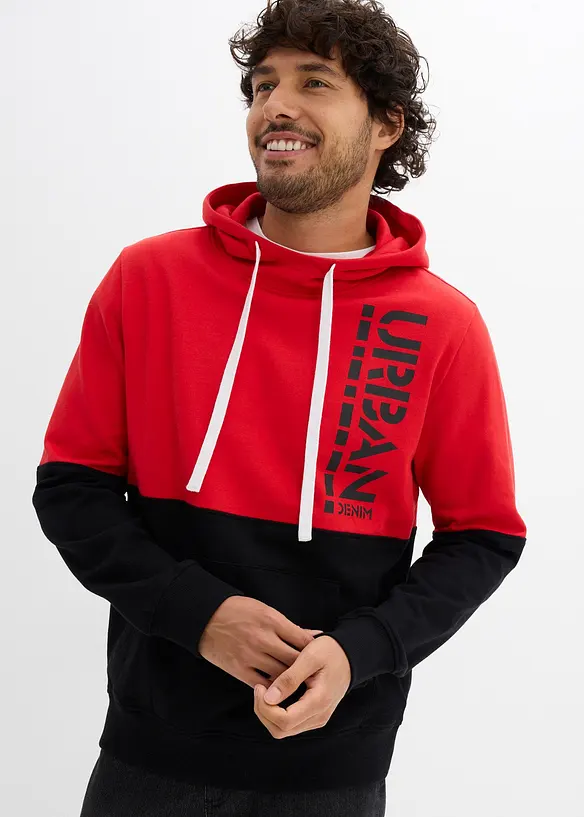 Sweat à capuche, Slim, bonprix