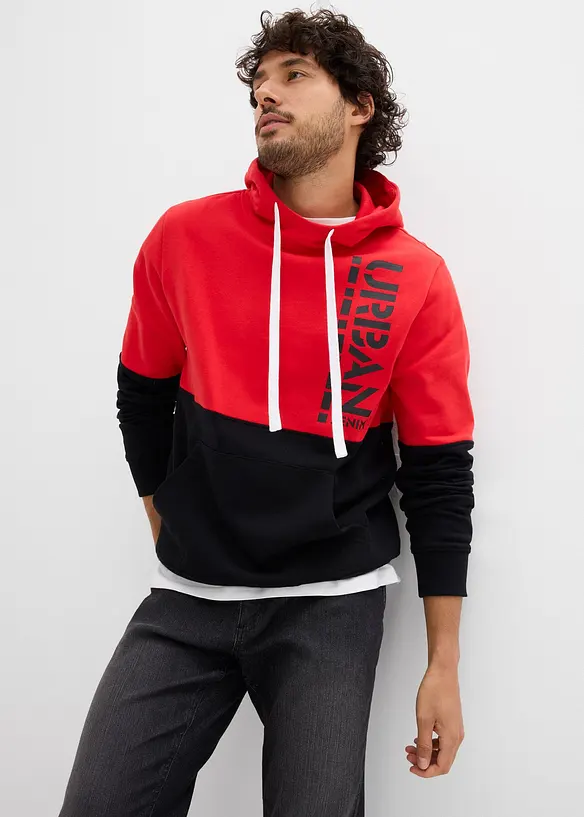 Sweat à capuche, Slim, bonprix