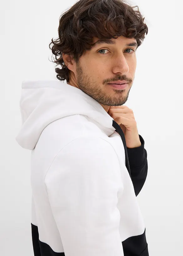 Sweat à capuche, Slim, bonprix