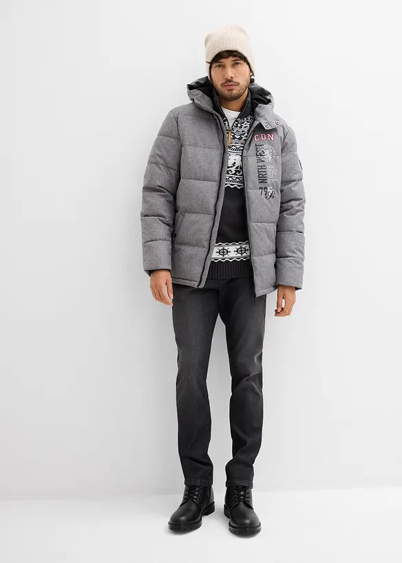 Doudoune chaude à capuche, bonprix