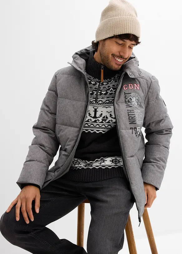 Doudoune chaude à capuche, bonprix