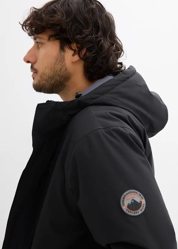 Parka imperméable en matière technique avec doublure matelassée, bonprix