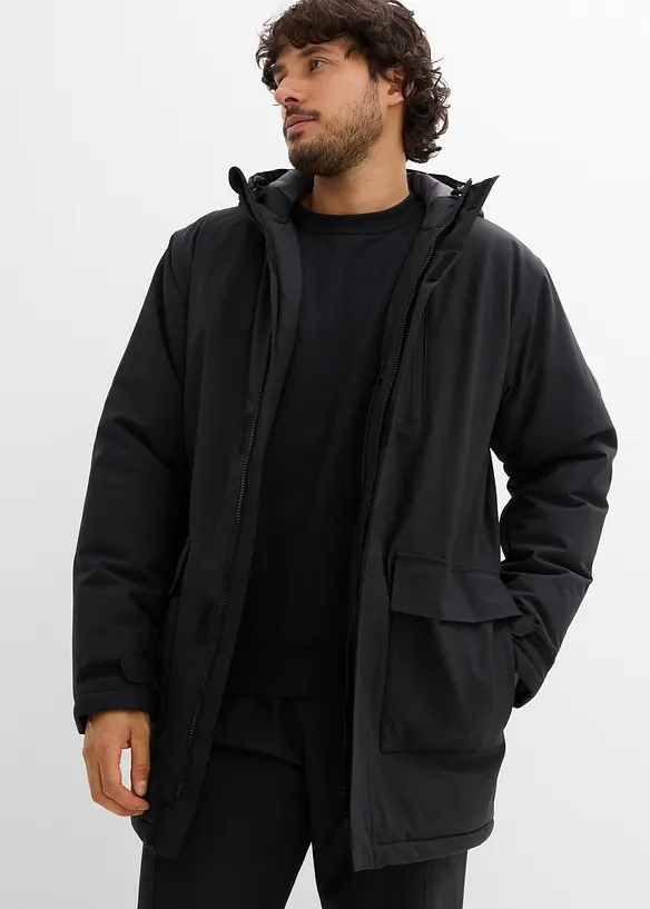 Parka imperméable en matière technique avec doublure matelassée, bonprix