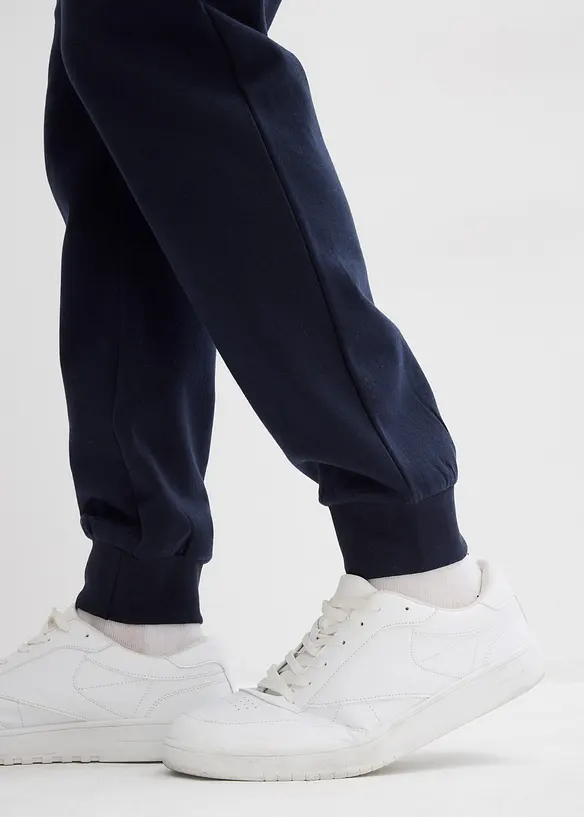 Pantalon de jogging à bords-côtes en bas de jambe, bonprix