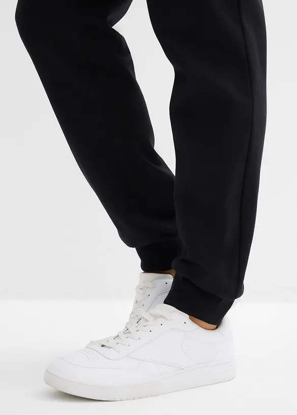 Pantalon de jogging à bords-côtes en bas de jambe, bonprix