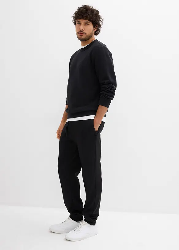 Pantalon de jogging chaud avec poches zippées pratiques, bonprix