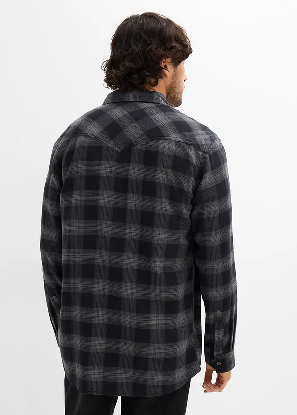 Chemisier en flanelle 100% coton, bonprix