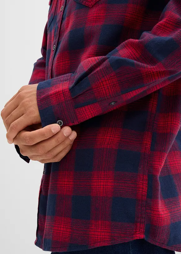 Chemisier en flanelle 100% coton, bonprix