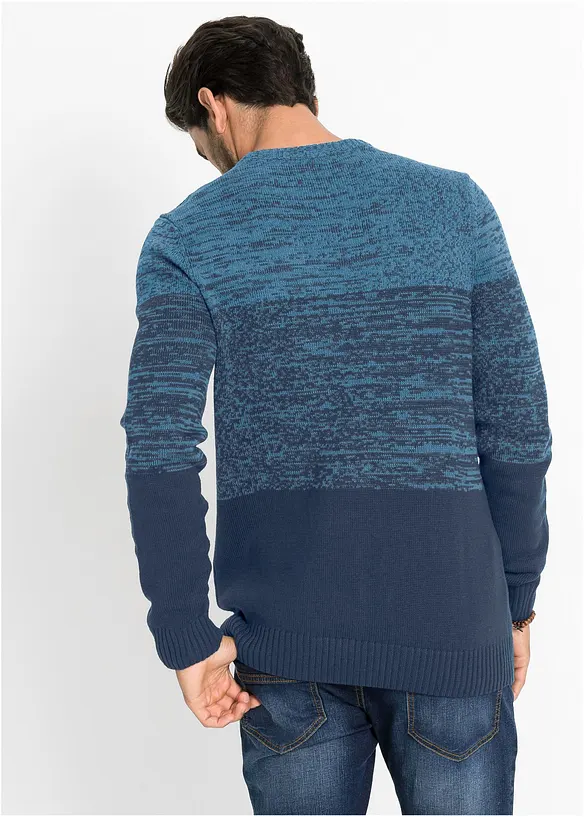 Pull doux en fine maille, coupe ventre confort, bonprix