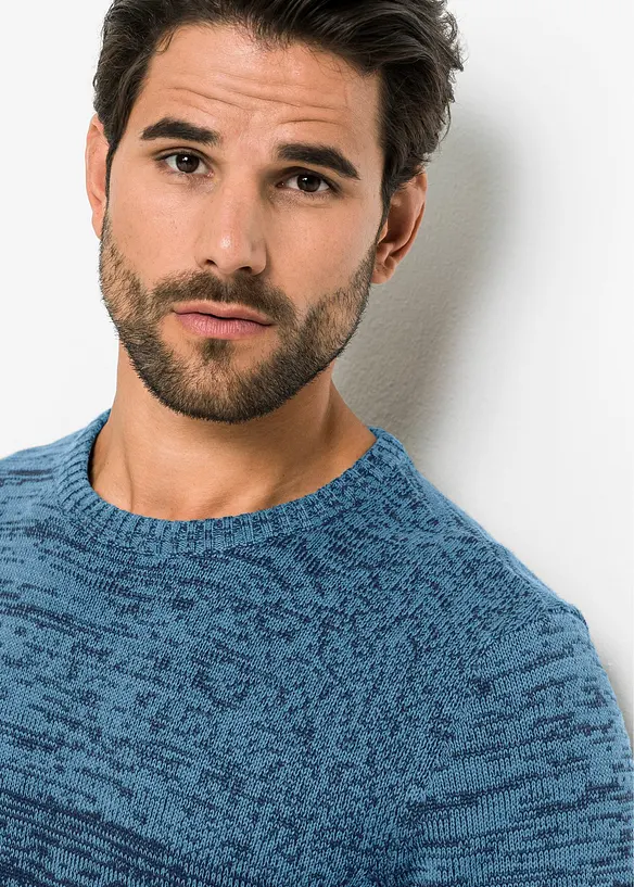 Pull doux en fine maille, coupe ventre confort, bonprix