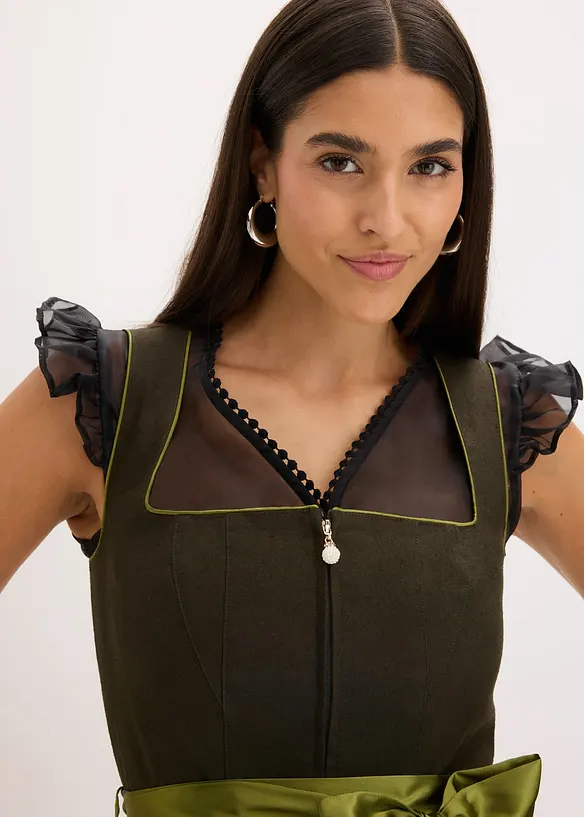 Dirndl avec tablier (ens. 2 pces), bonprix