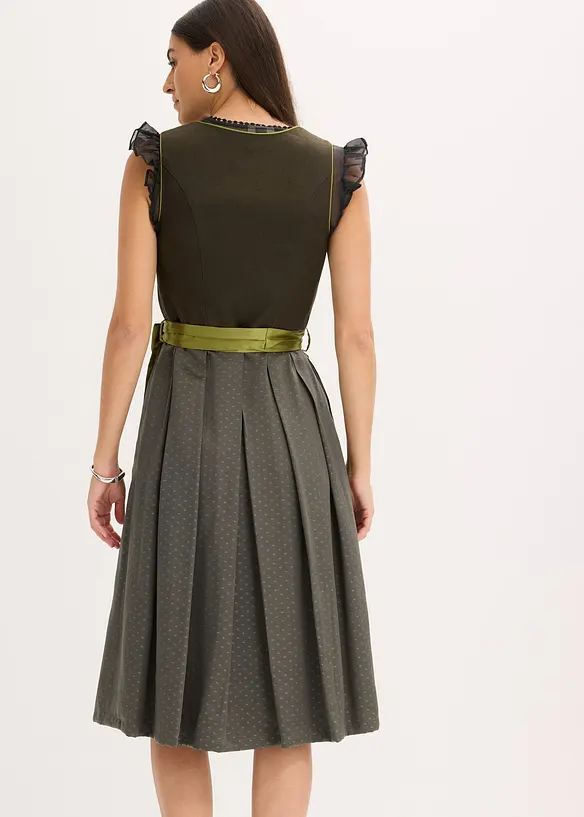 Dirndl avec tablier (ens. 2 pces), bonprix