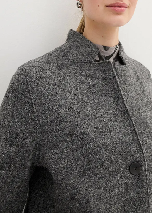 Manteau court en laine, bonprix