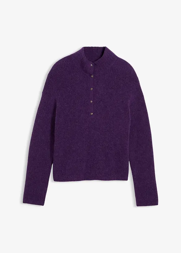 Pull oversize en mélange laine et alpaga, bonprix