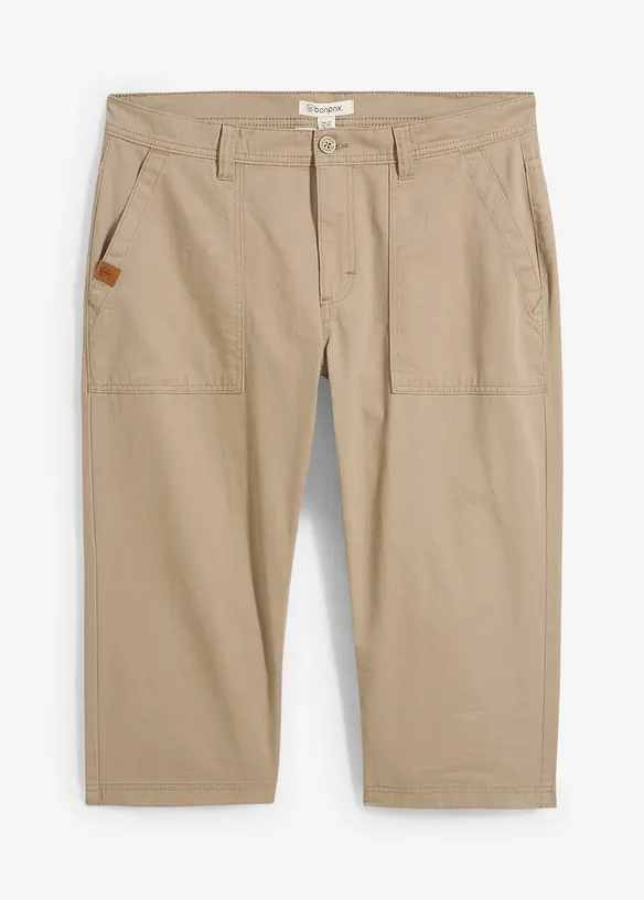 Bermuda long avec poches plaquées, Regular Fit, bonprix