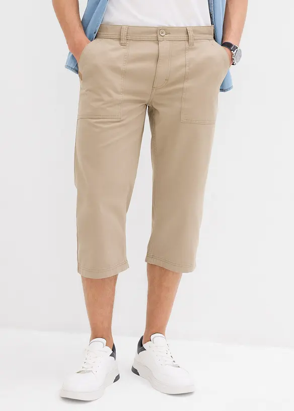 Bermuda long avec poches plaquées, Regular Fit, bonprix