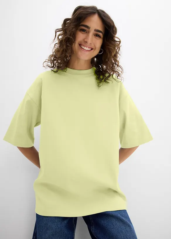 T-shirt épais oversize 100% coton, bonprix