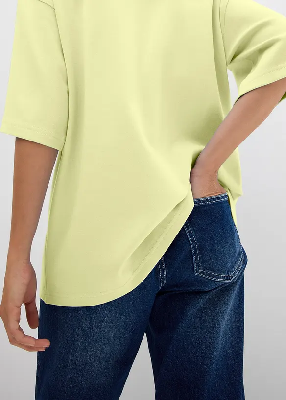 T-shirt épais oversize 100% coton, bonprix