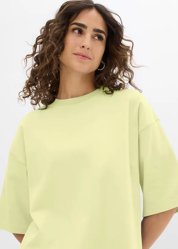 T-shirt épais oversize 100% coton, bonprix