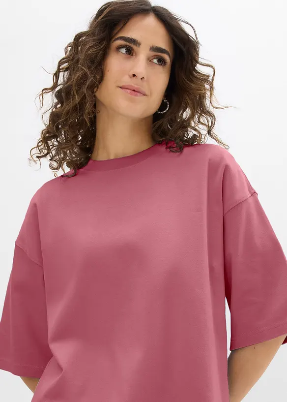 T-shirt épais oversize 100% coton, bonprix