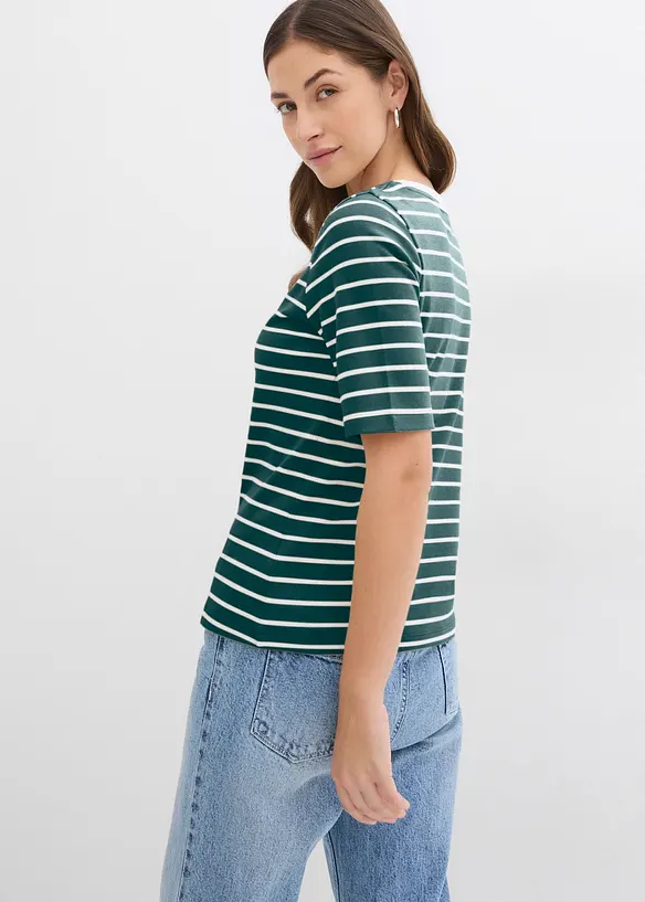 T-shirt &eacute;pais 100% coton, bonprix