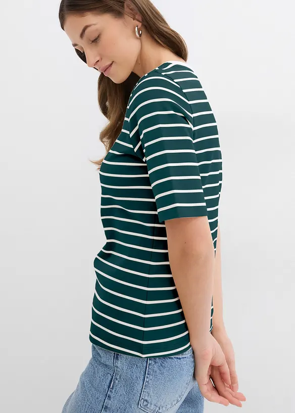 T-shirt &eacute;pais 100% coton, bonprix