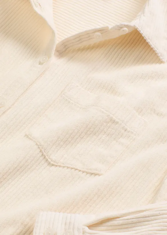 Chemise en velours côtelé 100% coton, bonprix