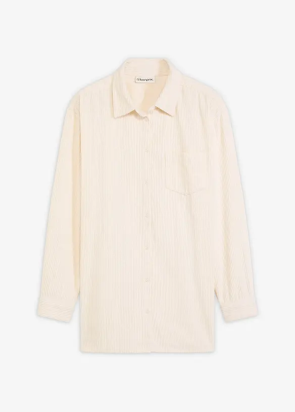 Chemise en velours côtelé 100% coton, bonprix