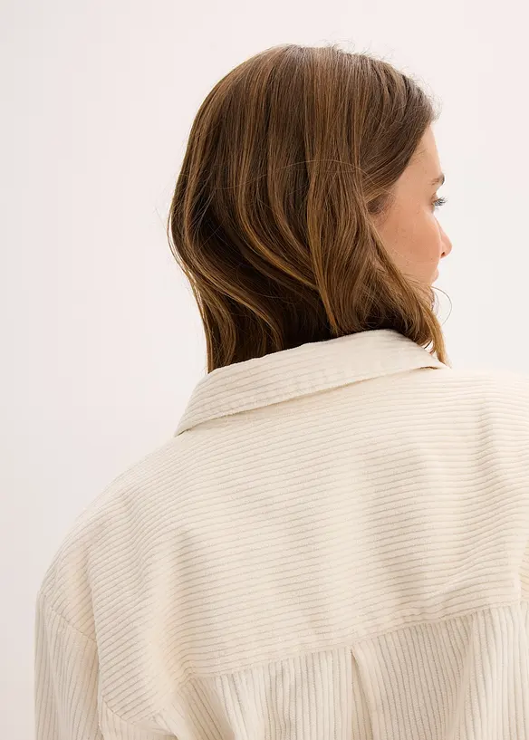 Chemise en velours côtelé 100% coton, bonprix