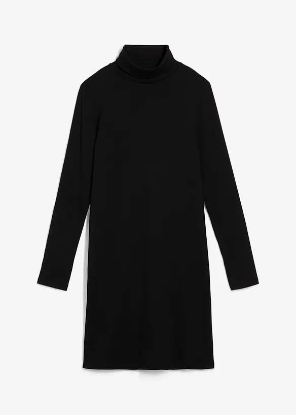 Robe en jersey côtelé extensible et épais, bonprix