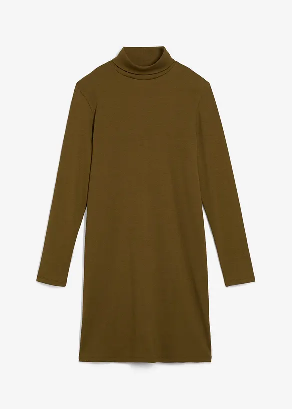Robe en jersey côtelé extensible et épais, bonprix