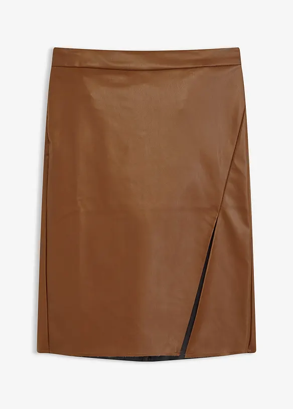 Jupe crayon enduite, bonprix