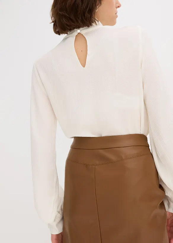 Jupe crayon enduite, bonprix