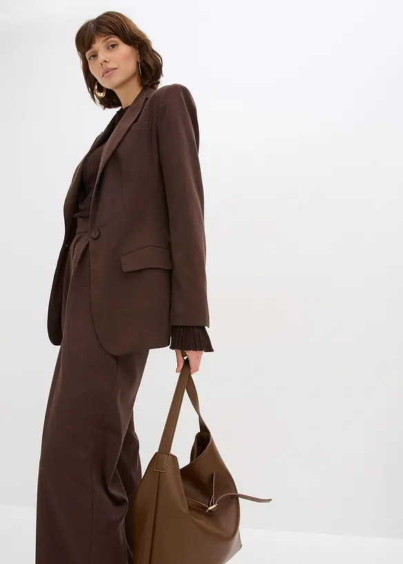 Pantalon large à pinces, bonprix