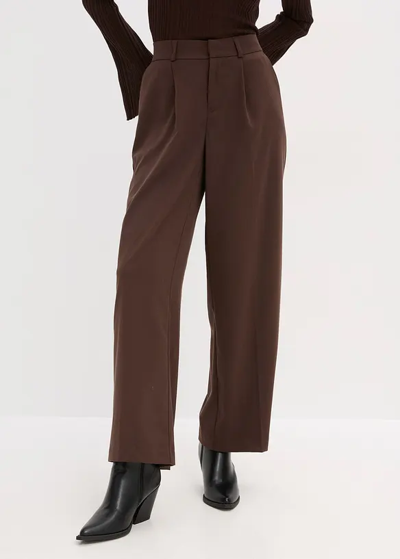 Pantalon large à pinces, bonprix