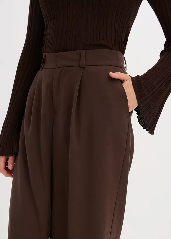 Pantalon large à pinces, bonprix