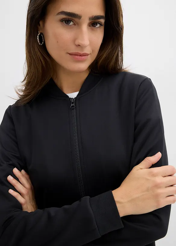Sweat zippé en néoprène, bonprix