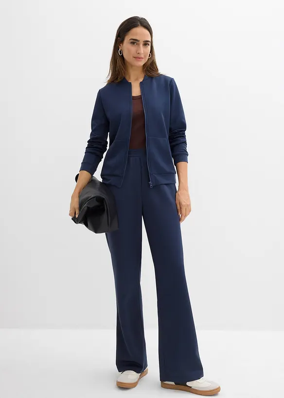 Sweat zippé en néoprène, bonprix