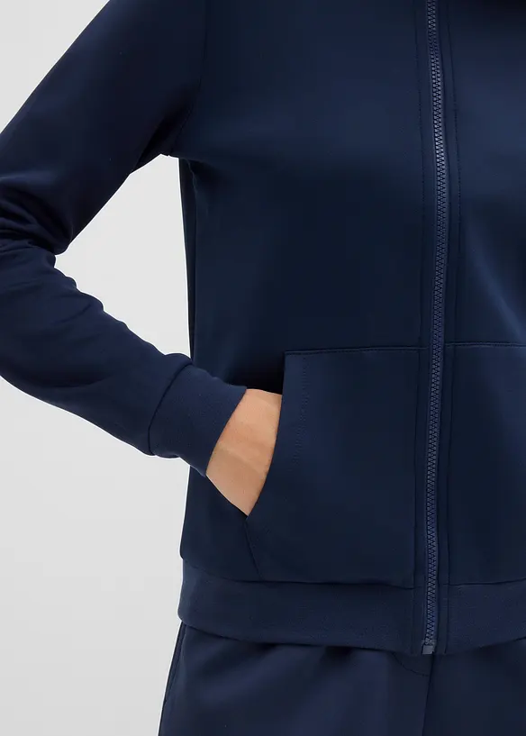 Sweat zippé en néoprène, bonprix