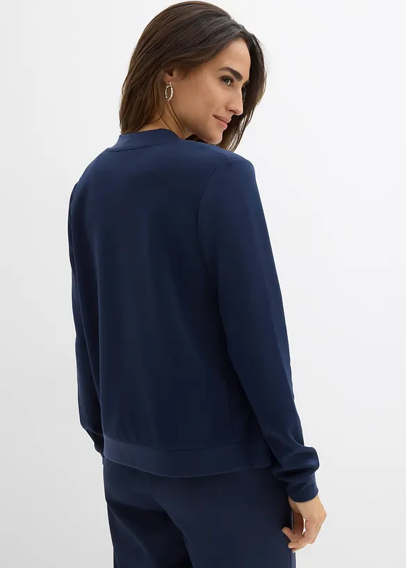 Sweat zippé en néoprène, bonprix