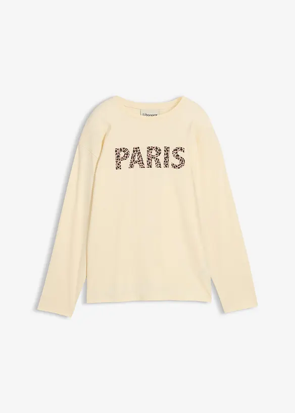 T-shirt manches longues 100% coton, bonprix