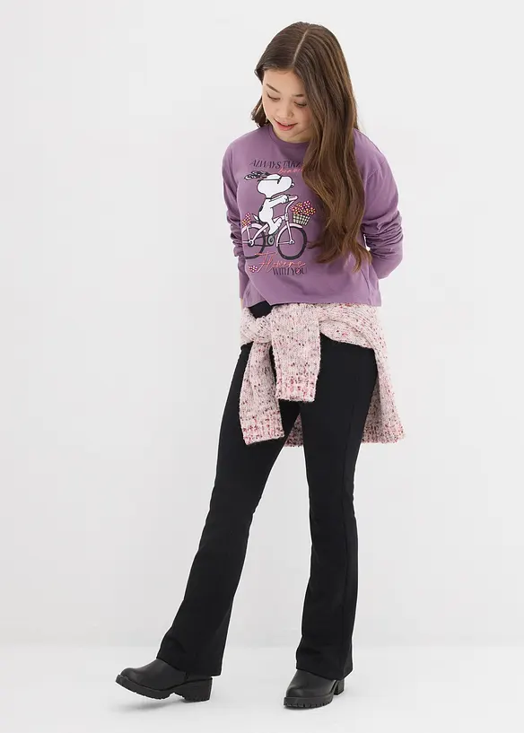 T-shirt manches longues Snoopy 100% coton, Peanuts