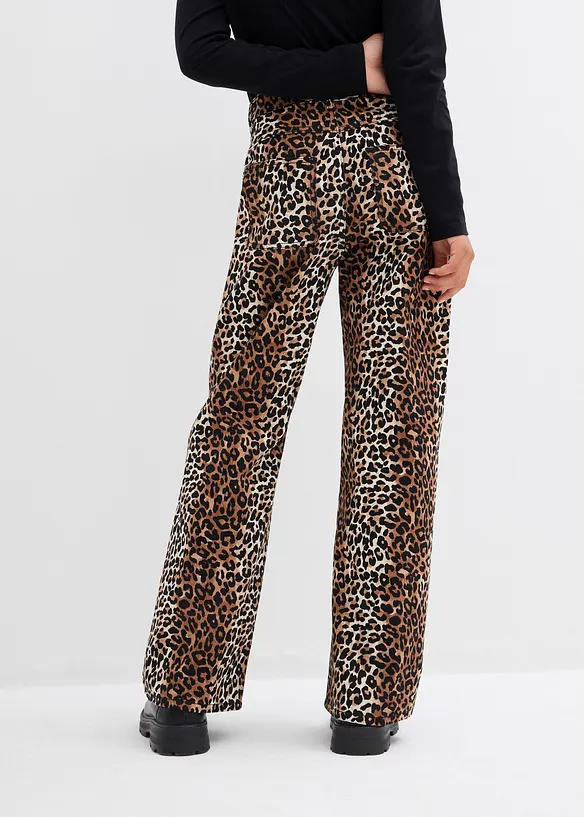 Jeans Wide Leg taille mi-haute, bonprix