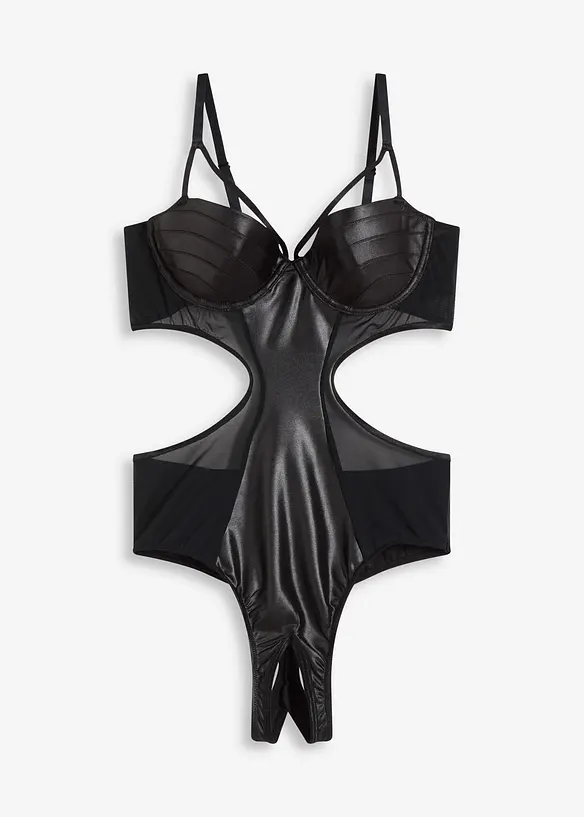 Body-string ouvert effet mouillé, bonprix